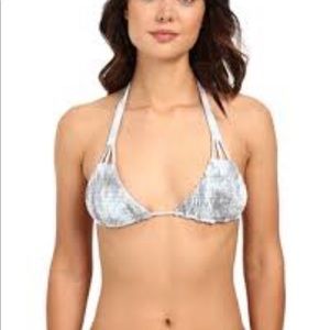 Tori Praver bikini in Shore break mist top XS